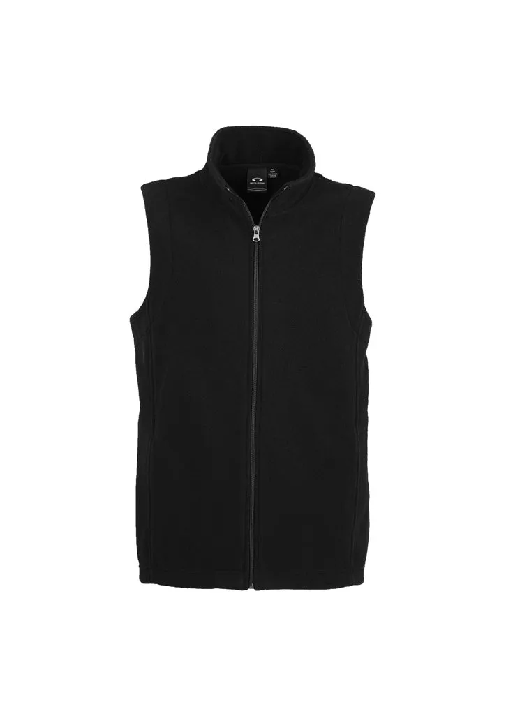 Mens Plain Microfleece Vest