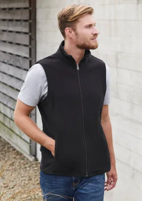 Mens Plain Microfleece Vest