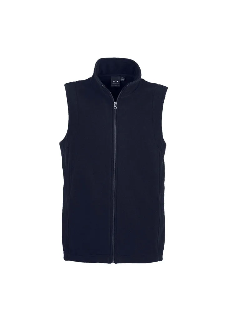 Mens Plain Microfleece Vest