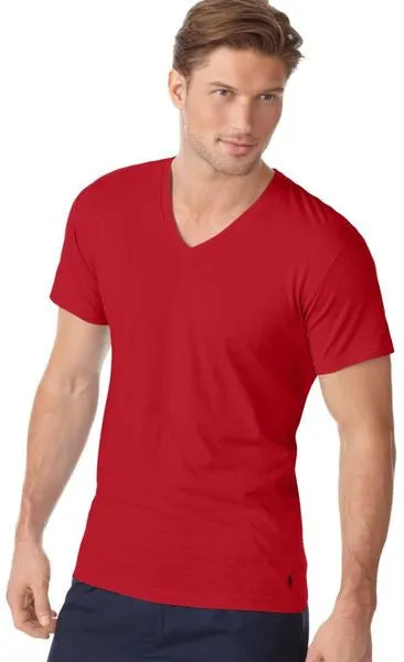 Mens Short Sleeves Slim Fit Colour Block Polo T-Shirt