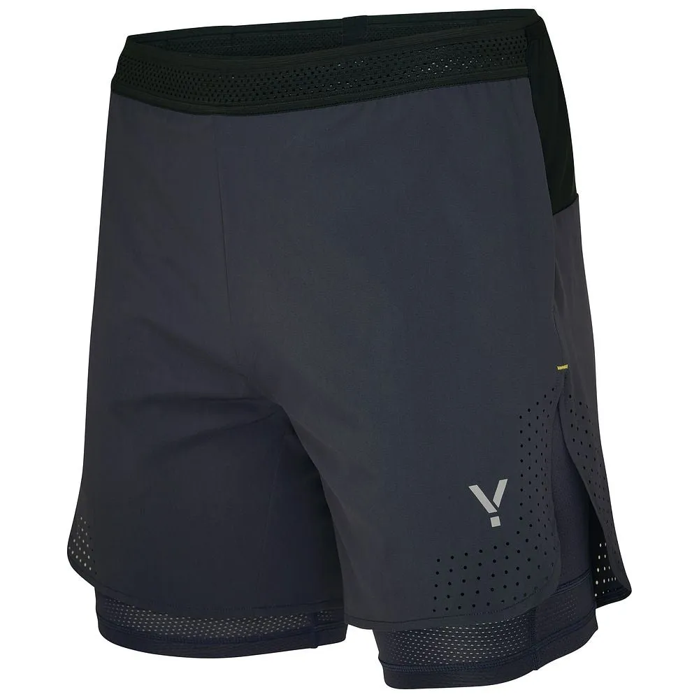 Mens Tern 2-In-1 Trail Shorts (Graphite)