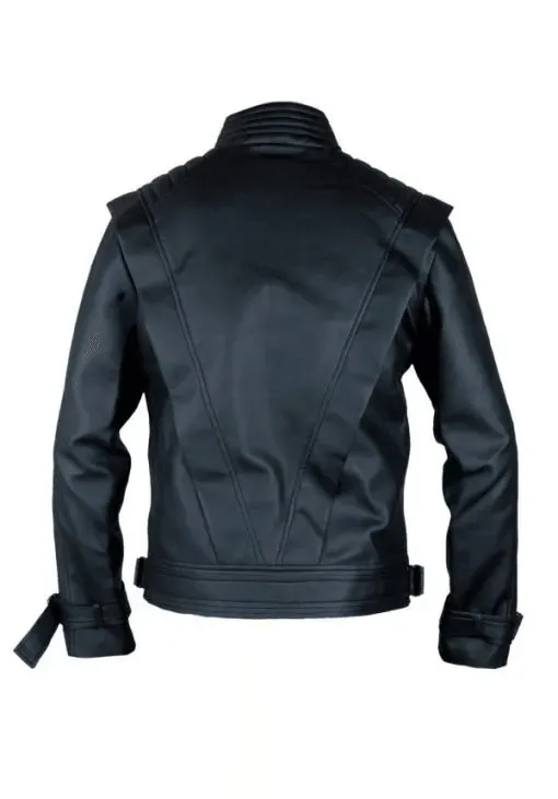 Michael Jackson Thriller Black Leather Jacket