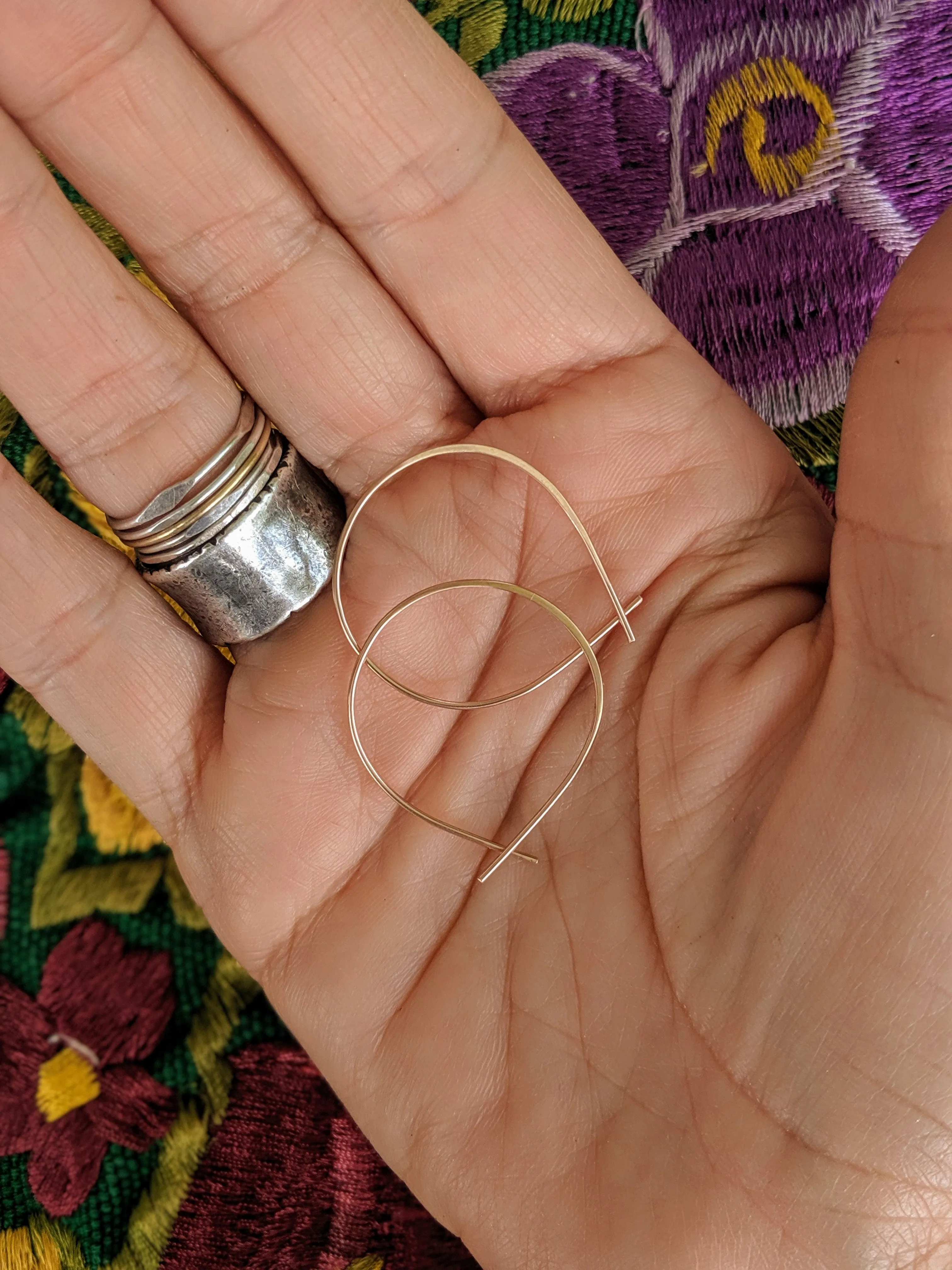 Mini Perfect Hoops in 14K Rose Gold Fill