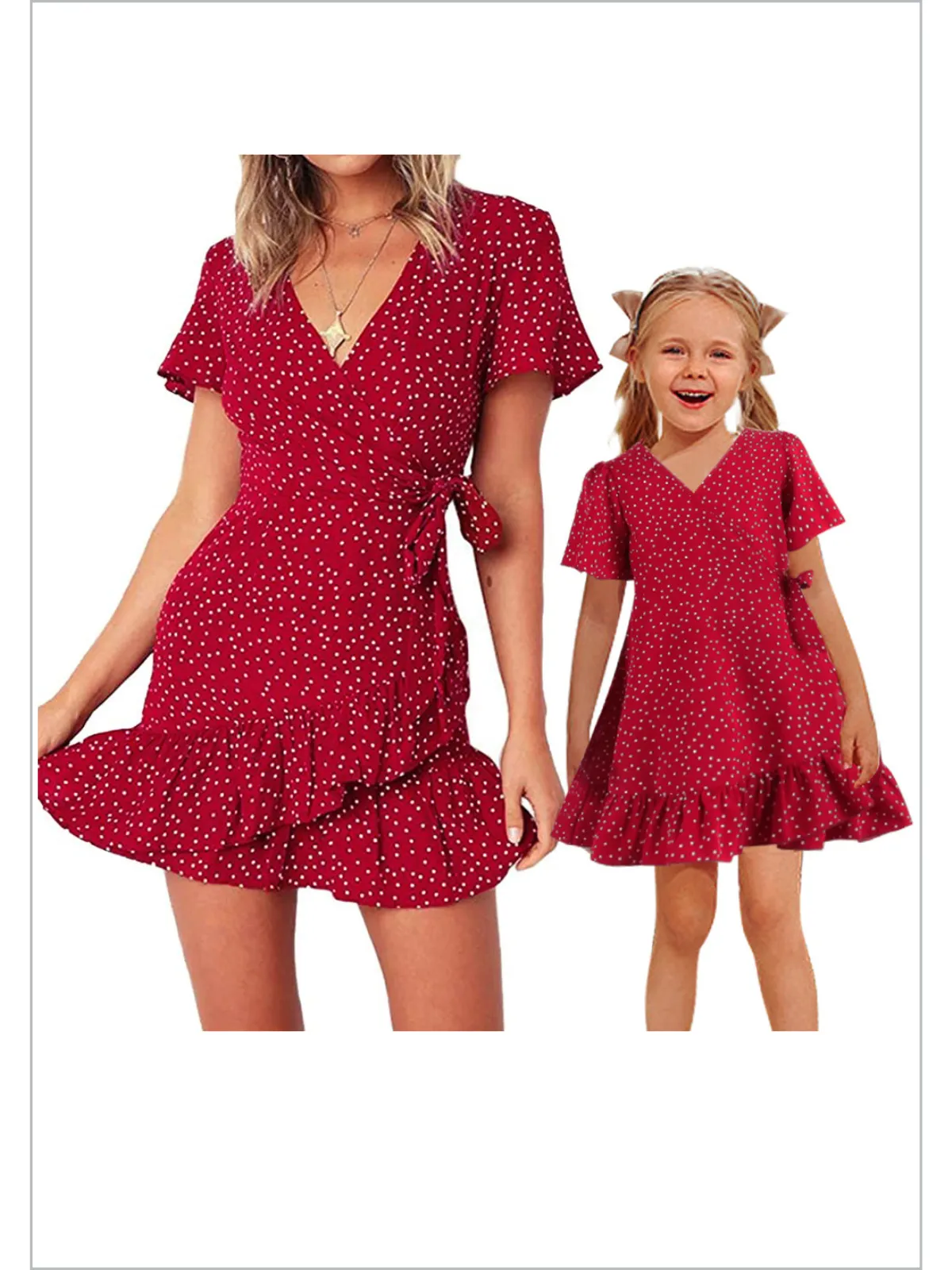 Mommy and Me Darling Dots Polka Dot Dress