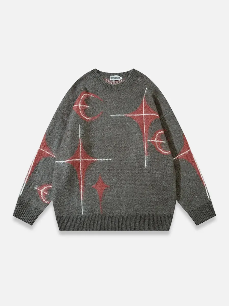 MOON AND STARS KNIT SWEATER