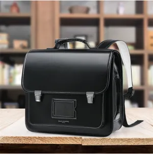 New Fourth Generation Horizontal Primary School Student Schoolbag Princess Children Burden Alleviation Backpack PU Leather Temperament Backpack