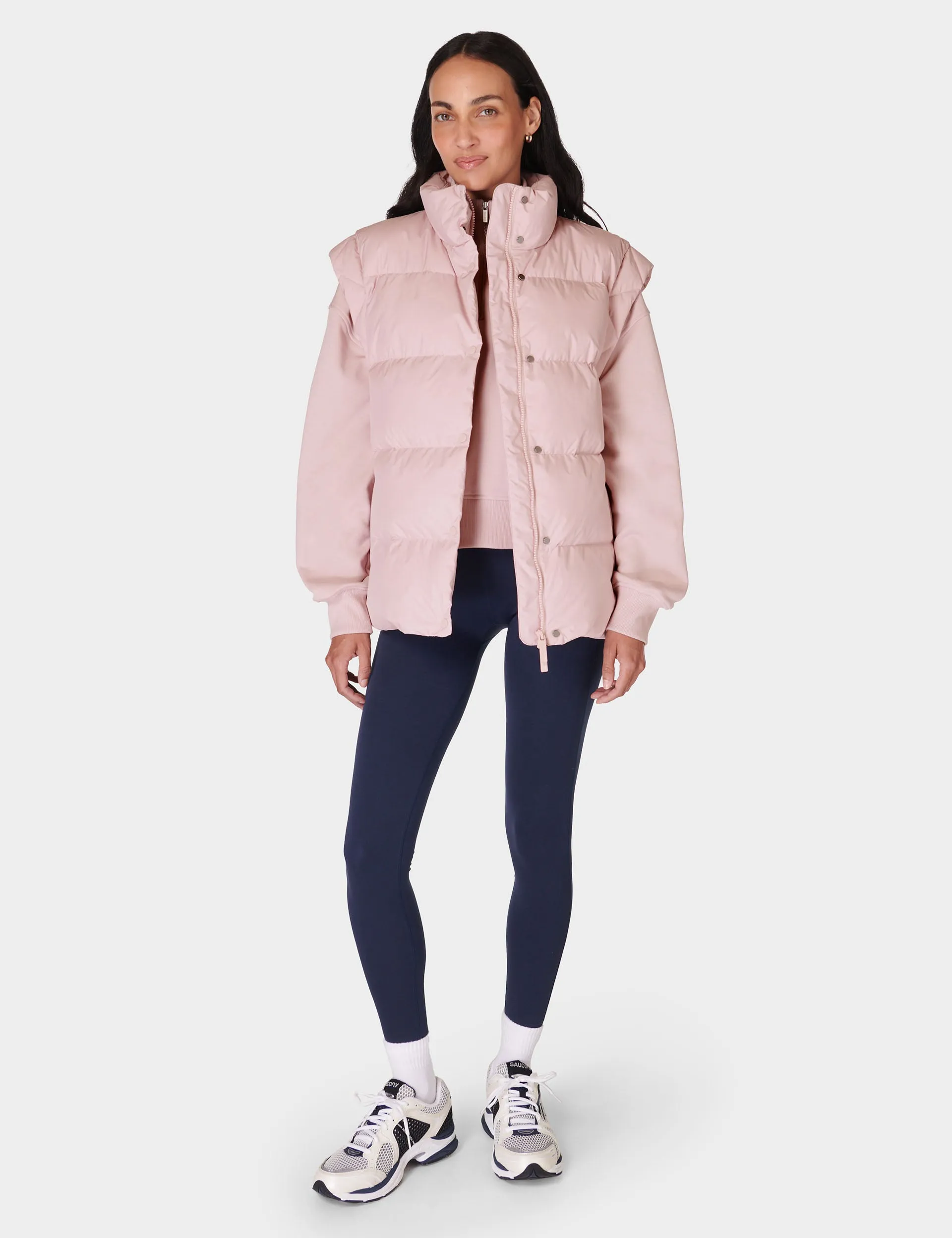 Nimbus Puffer Gilet - Pirouette Pink