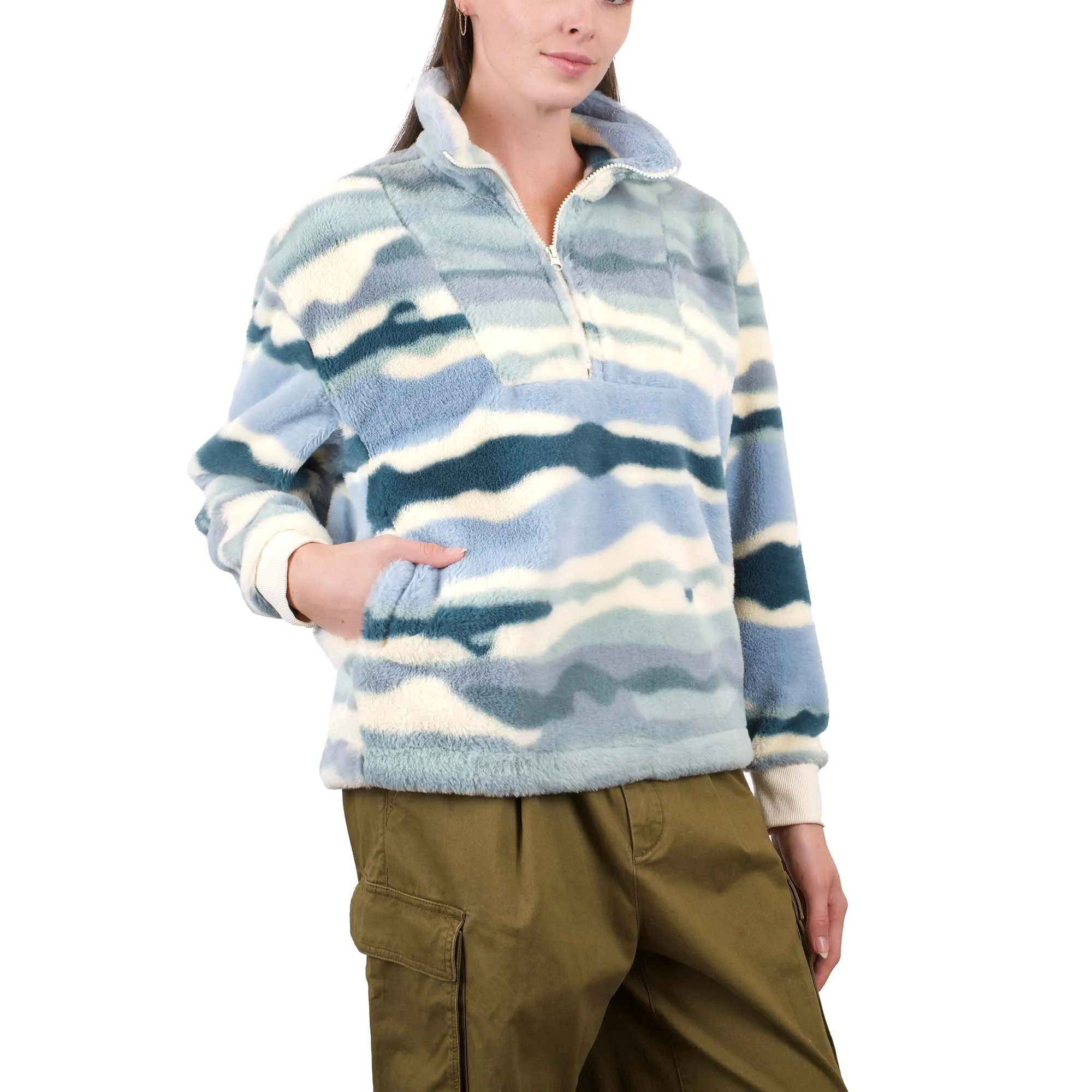 No Boundaries High Pile Pullover