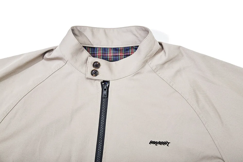 OG LOGO HARRINGTON JACKET SAND