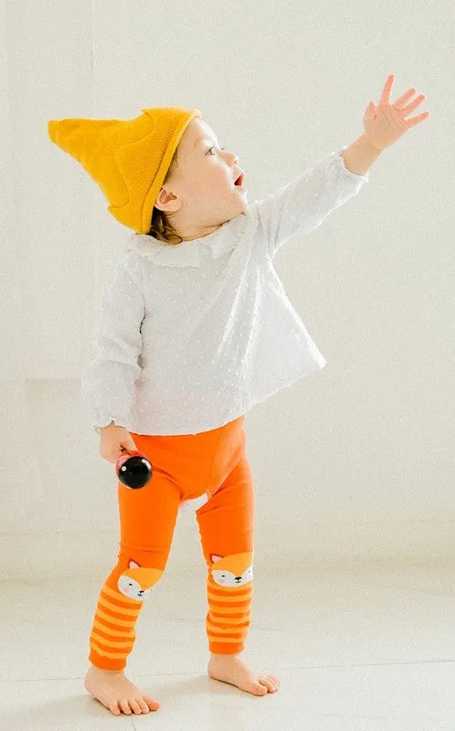 Orange Foxy Baby Leggings