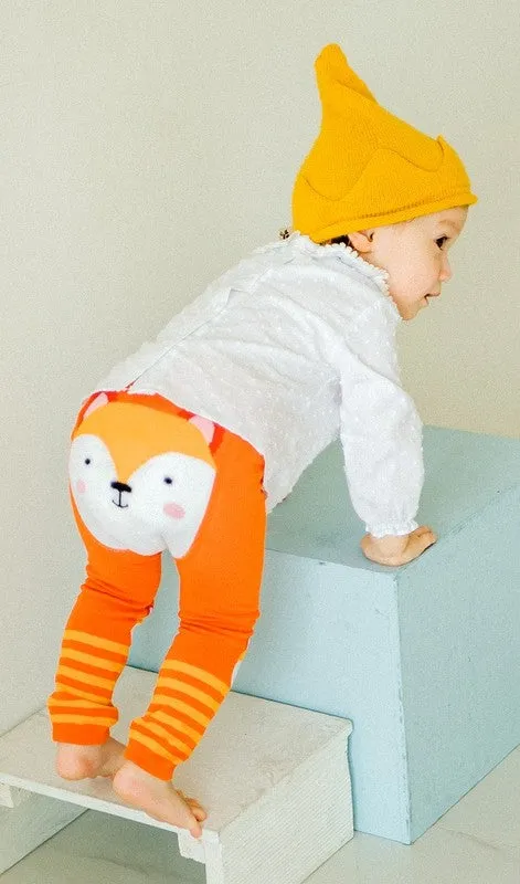 Orange Foxy Baby Leggings