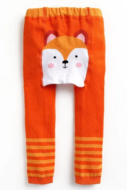 Orange Foxy Baby Leggings