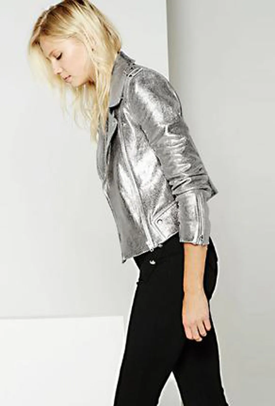 PAMELA - METALLIC MOTOR JACKET