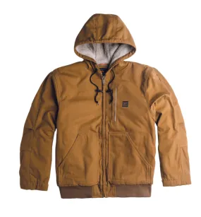 Pecan Mingus Hooded Work Jacket