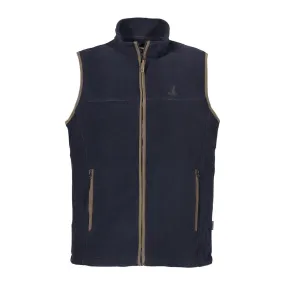 Percussion Scotland Fleece Gilet - Navy