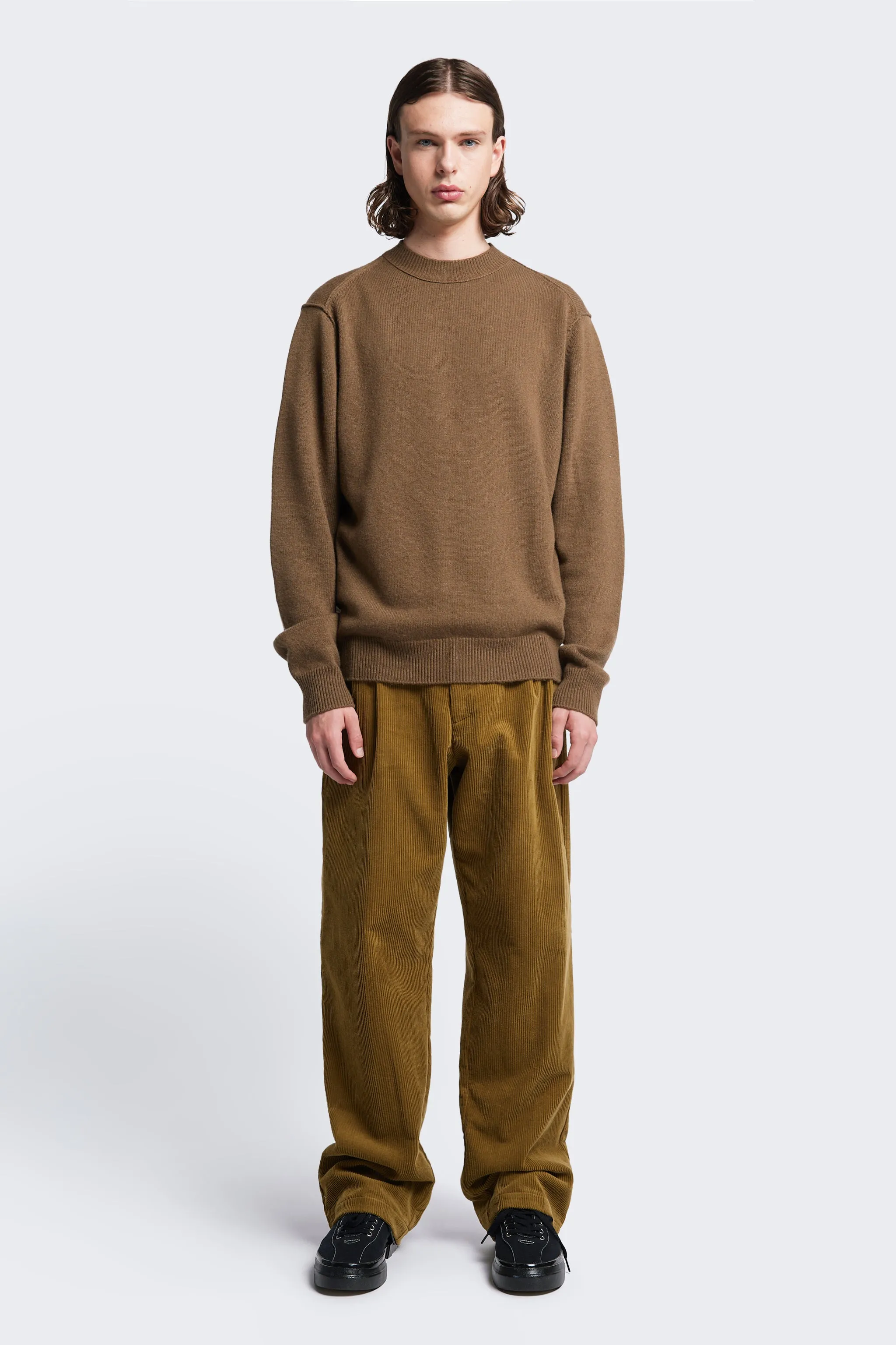 Photic Cashmere Sweater Mid Brown