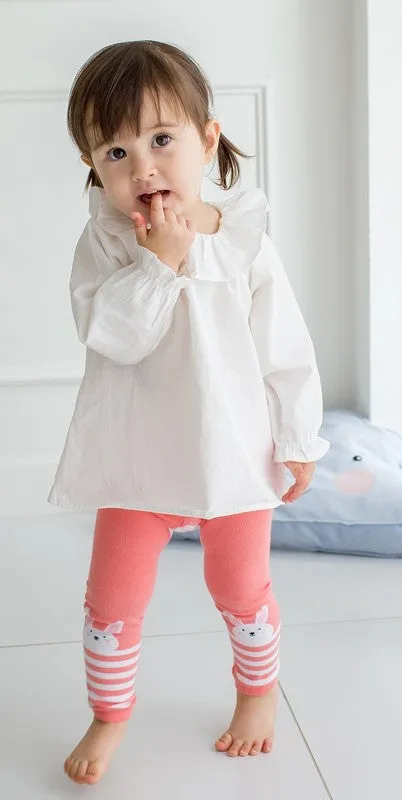 Pink Bunny Baby Leggings