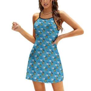 Pluto 5K Women's Sling Short Dress