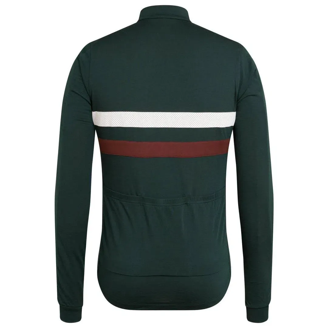 RAPHA Brevet Windblock Jersey - SCA Dark Green