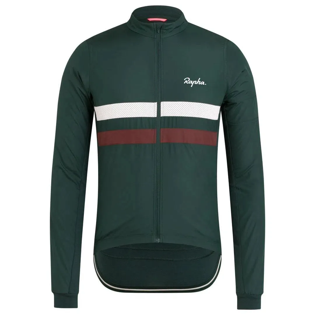 RAPHA Brevet Windblock Jersey - SCA Dark Green