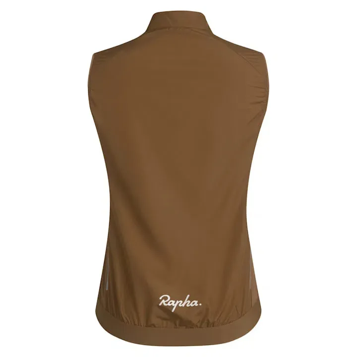 RAPHA Core Gilet Women - SWL Brown/White