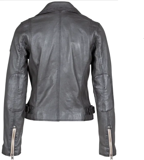 REAL LEATHER MOTO JACKET