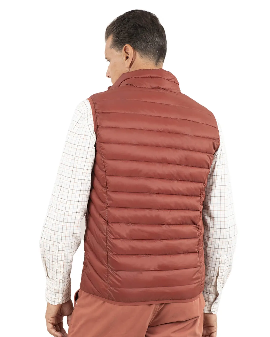 Rust Lightweight Wadded Gilet