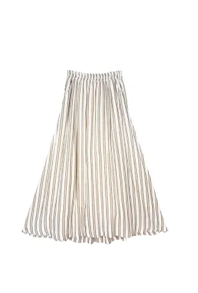 SAMPLE - Buru x Jaimie Dewberry Everyday Maxi Skirt  - Taupe Stripe