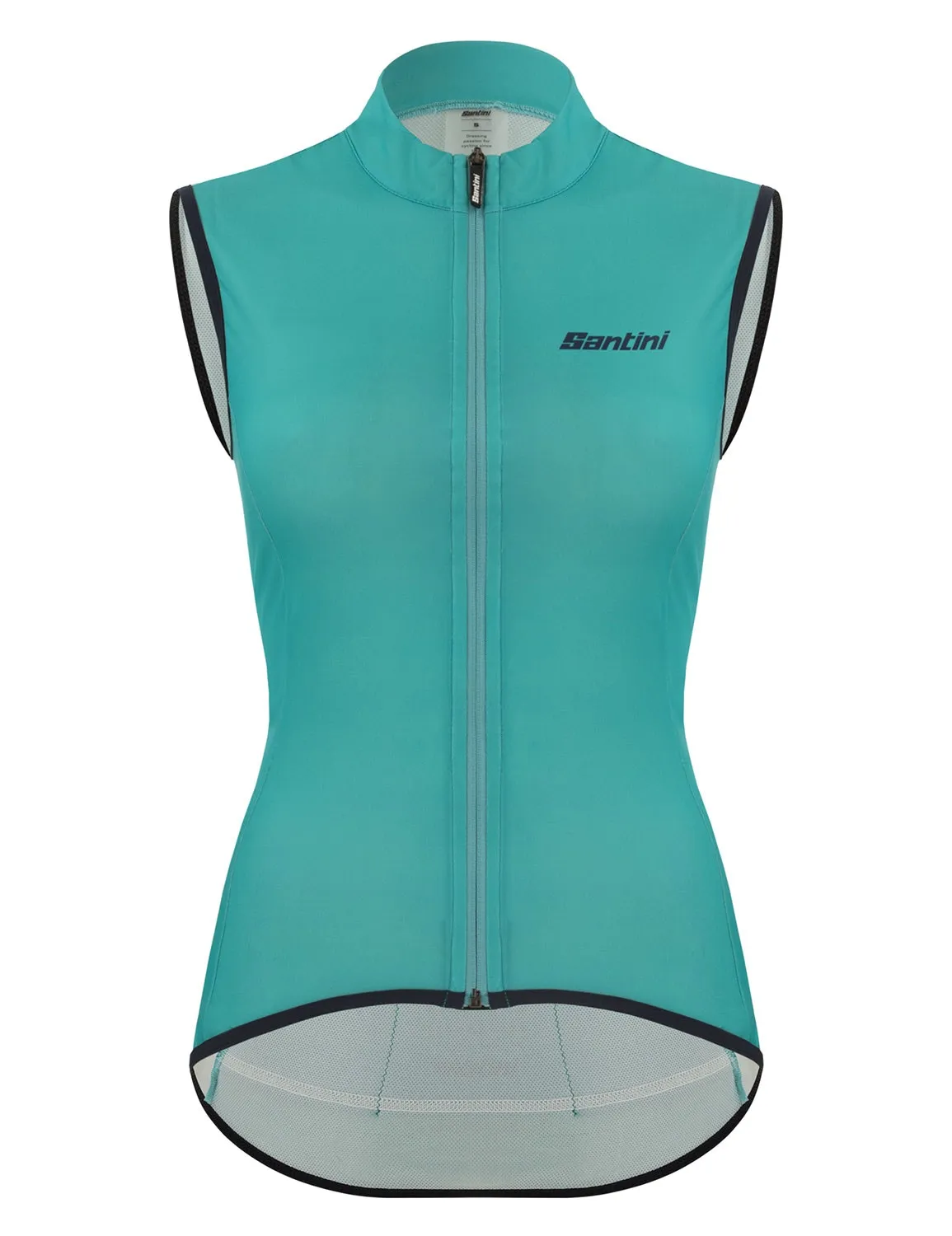 Santini Women's Nebula Puro Wind Vest - Aqua