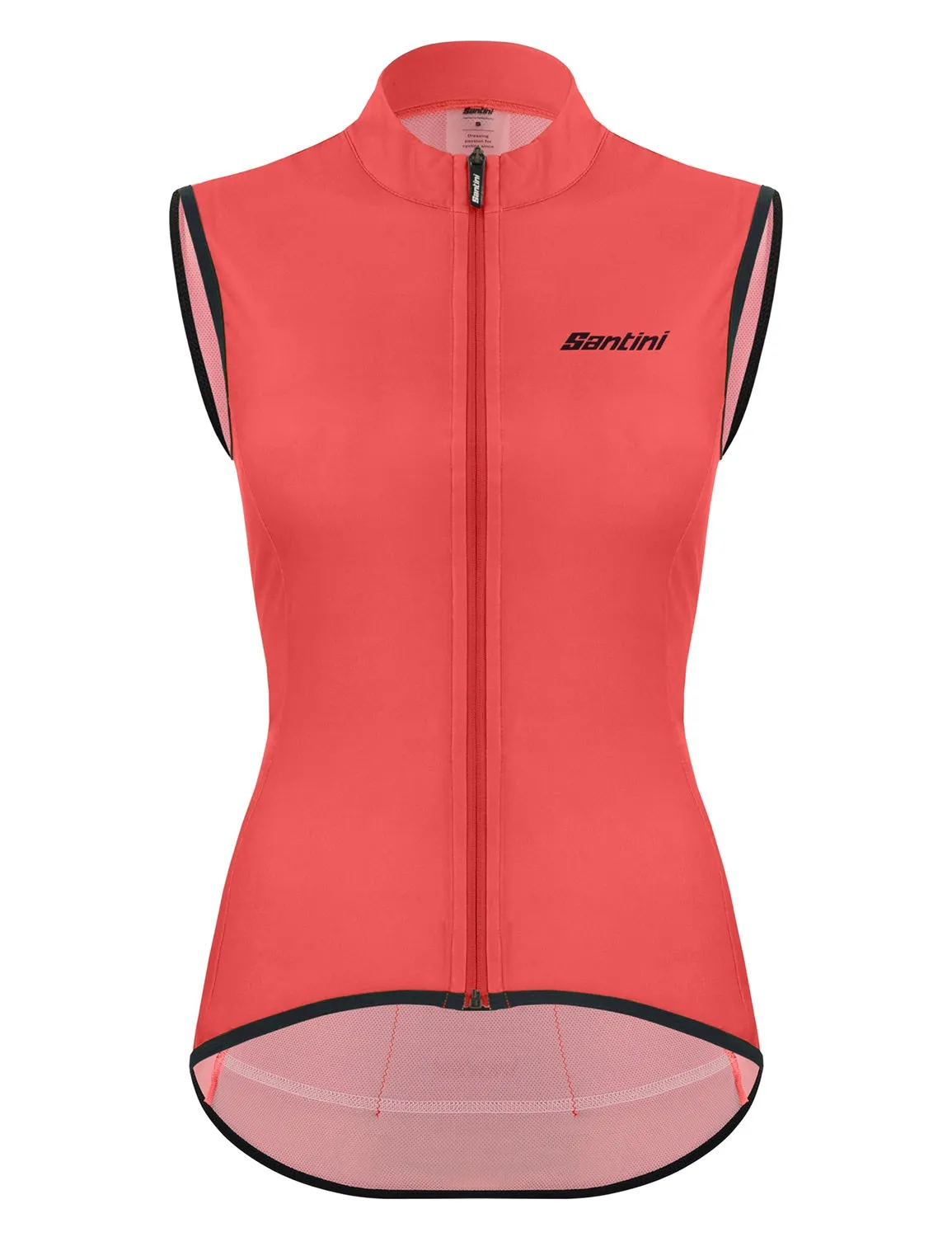 Santini Women's Nebula Puro Wind Vest - Granatina Pink