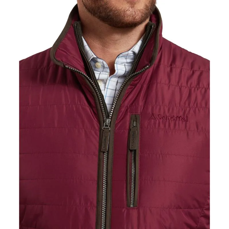 Schoffel Brora Mens Primaloft Gilet - Bordeaux