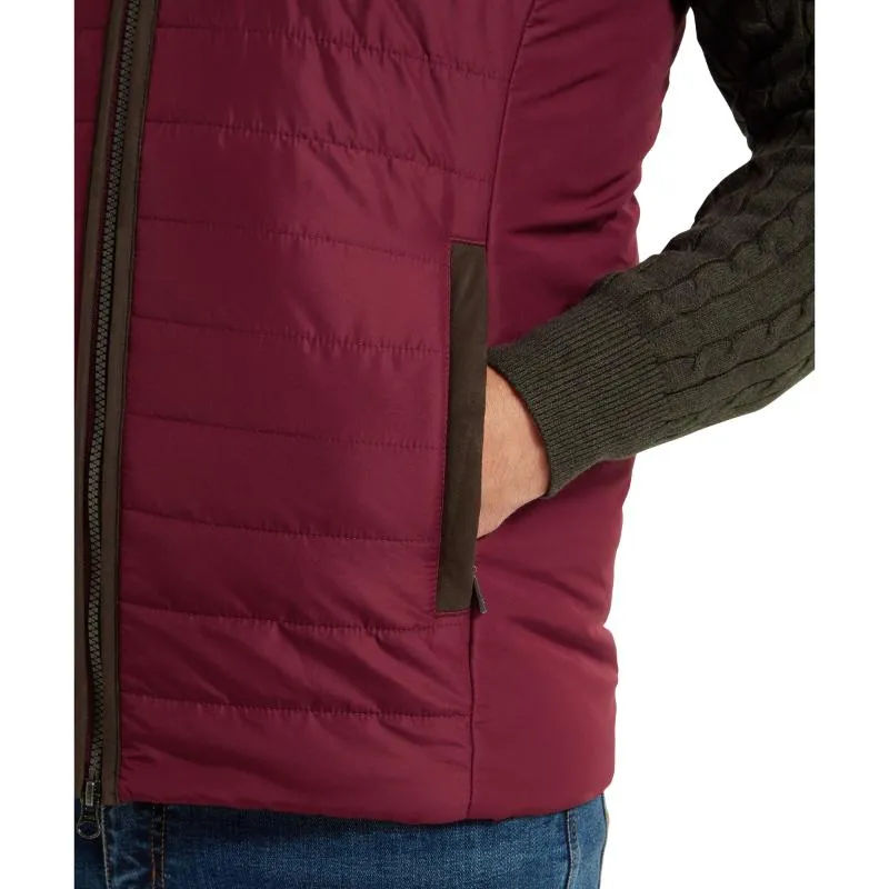 Schoffel Brora Mens Primaloft Gilet - Bordeaux