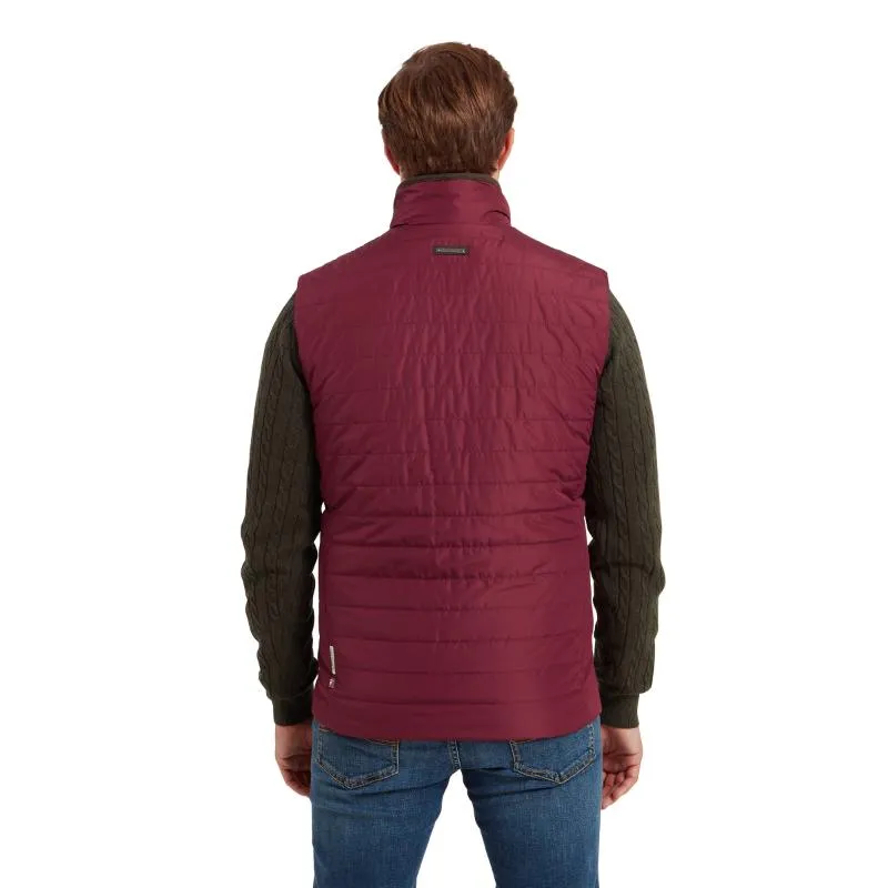 Schoffel Brora Mens Primaloft Gilet - Bordeaux