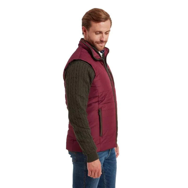 Schoffel Brora Mens Primaloft Gilet - Bordeaux