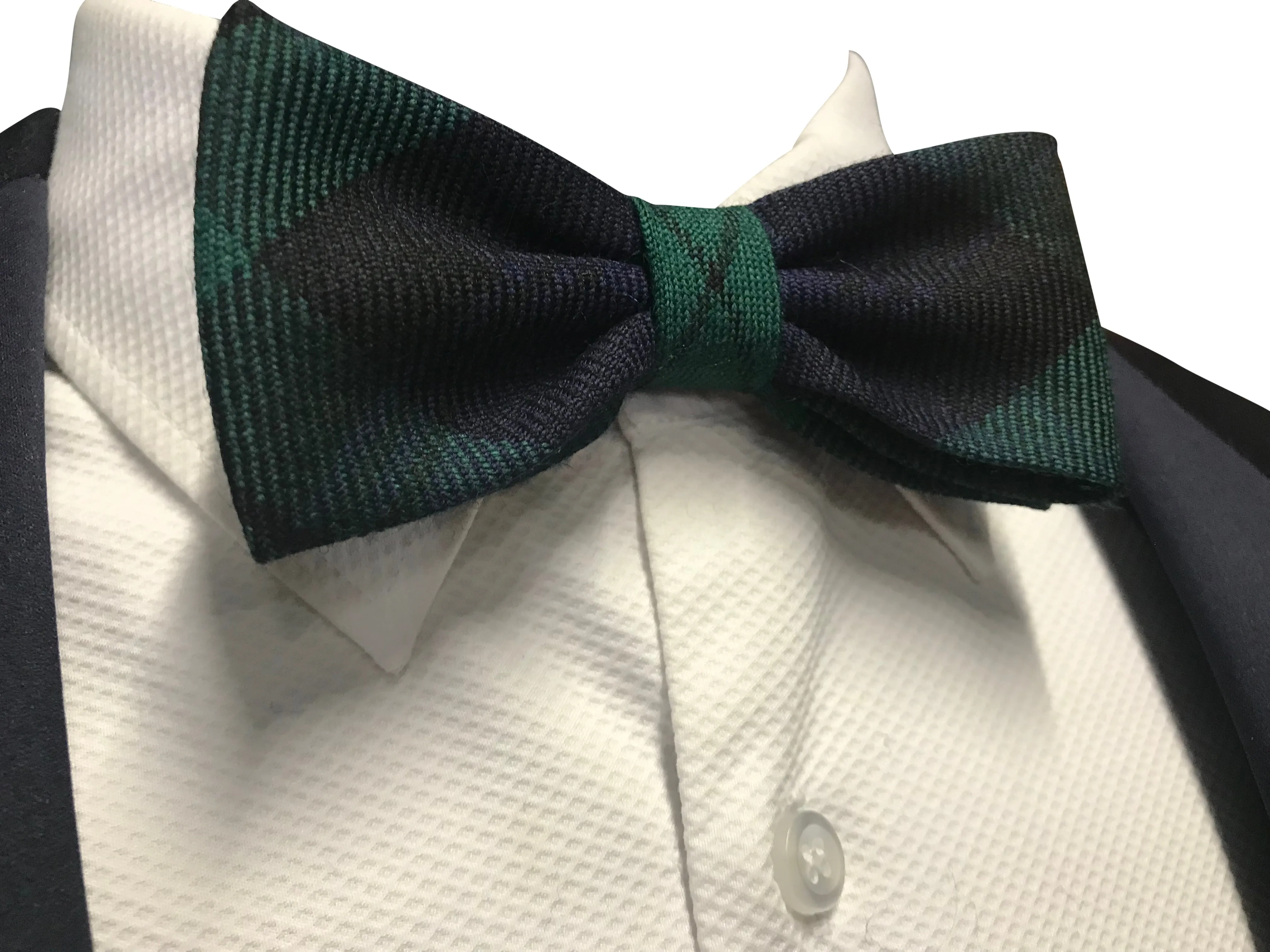 Shilling & Fitz Tailored Black Watch Tartan Bow Tie