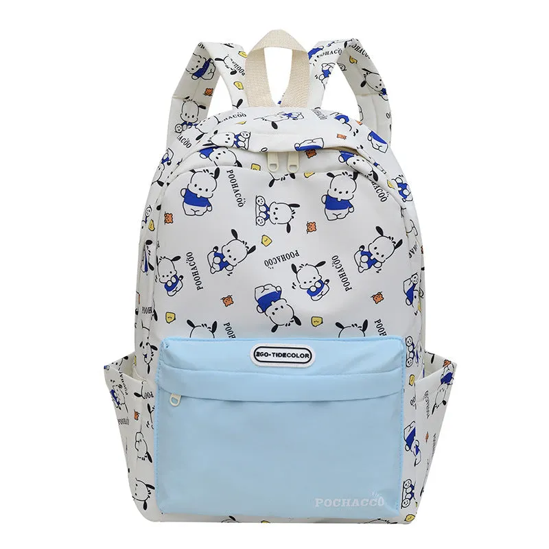 Simple Ins Cute Cartoon Graffiti Backpack Student Trendy Bag Women's Bag Lightweight Niche Large-Capacity Backpack