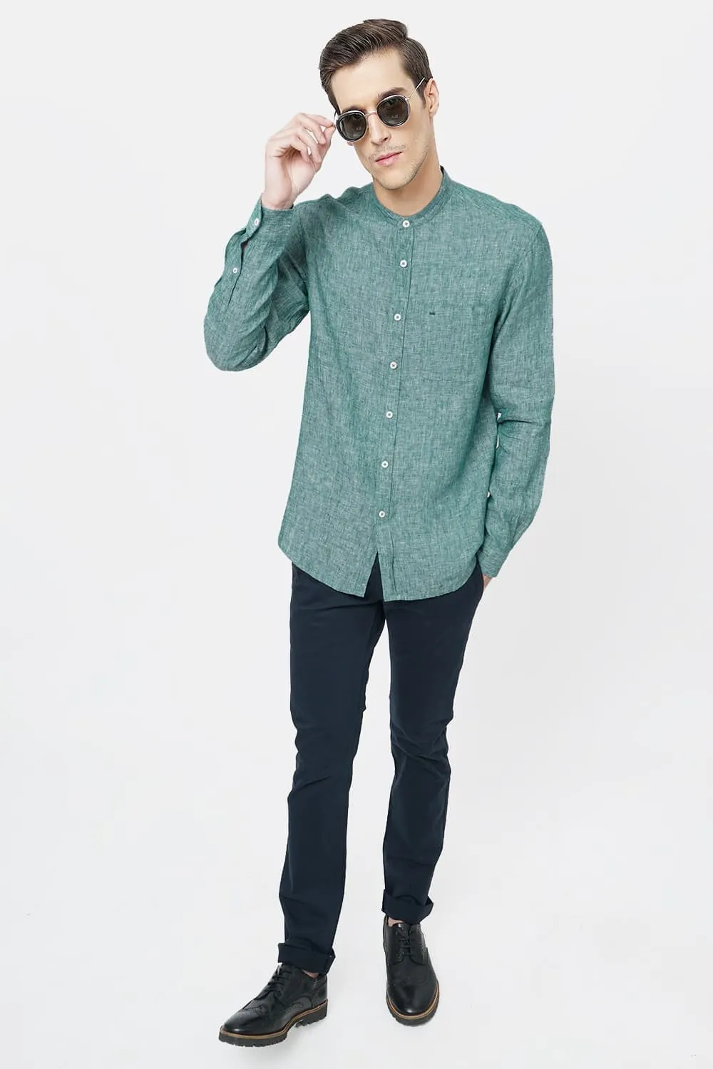 Slim Fit Linen Shirt