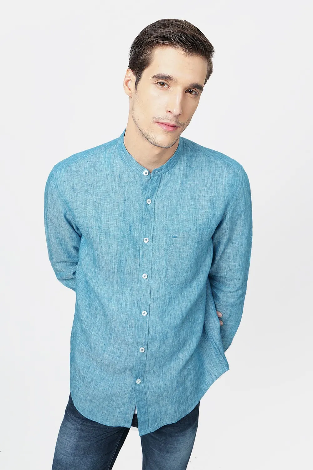 Slim Fit Linen Shirt