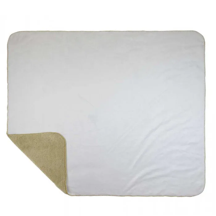 SUBLIMATION SHERPA LINED THROW BLANKET