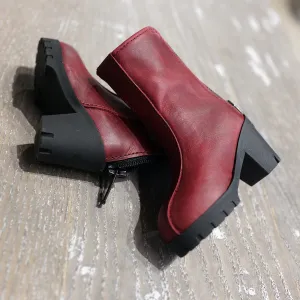 Takashin Boots (Wine Red)