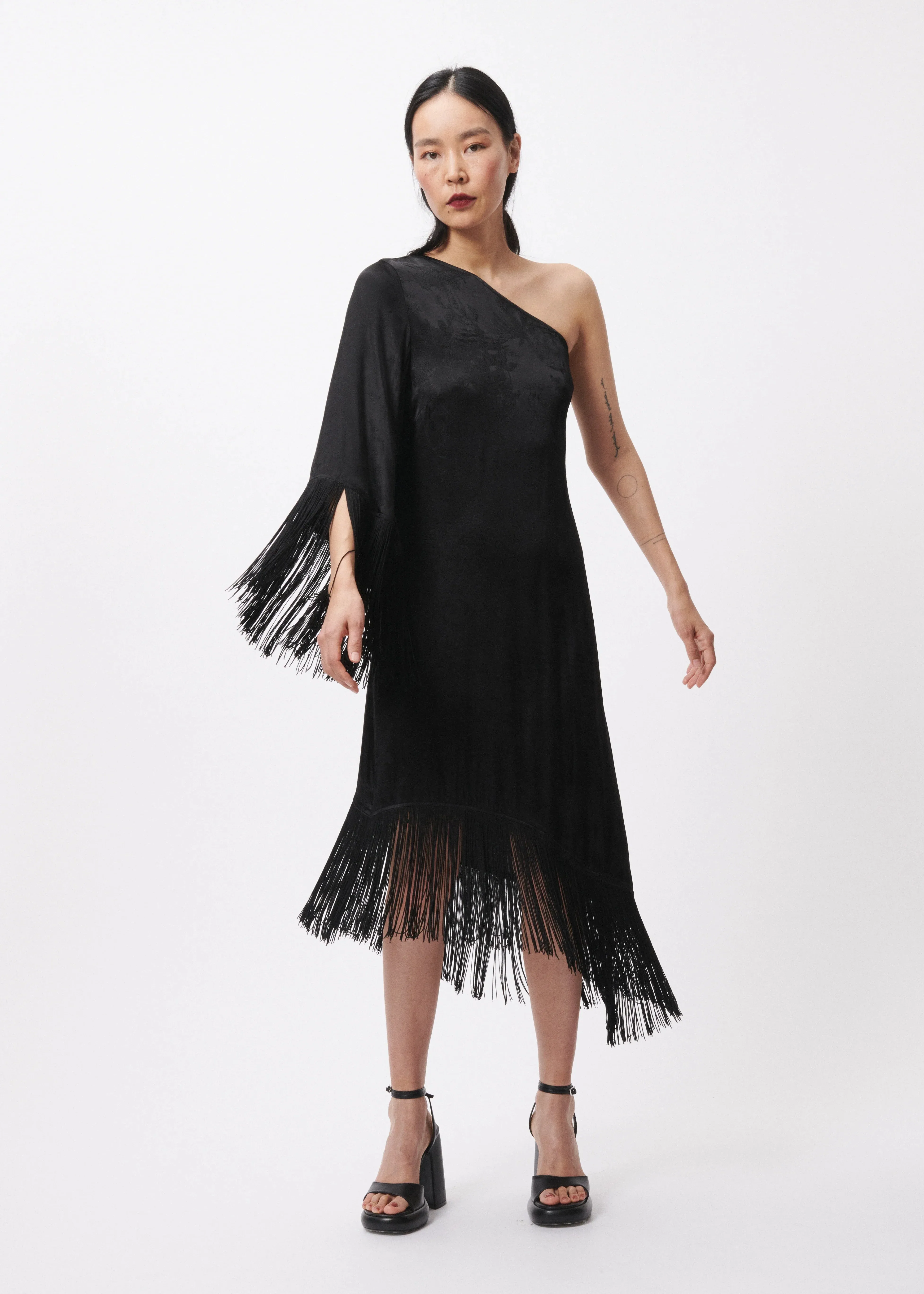 The Elena Fringe Dress by FRNCH