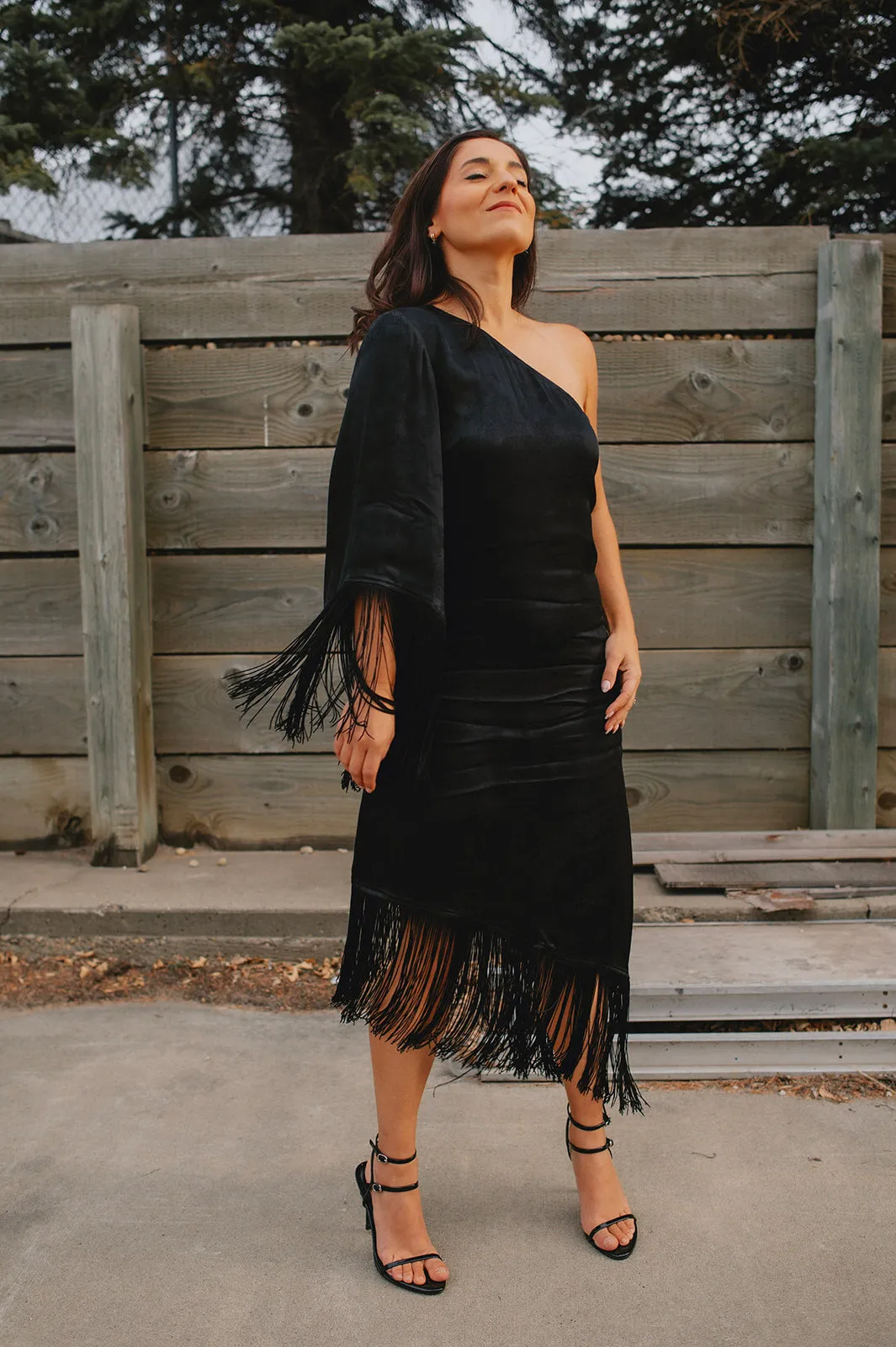 The Elena Fringe Dress by FRNCH