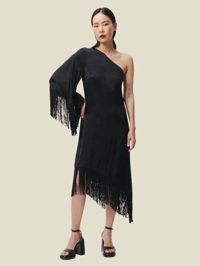 The Elena Fringe Dress by FRNCH