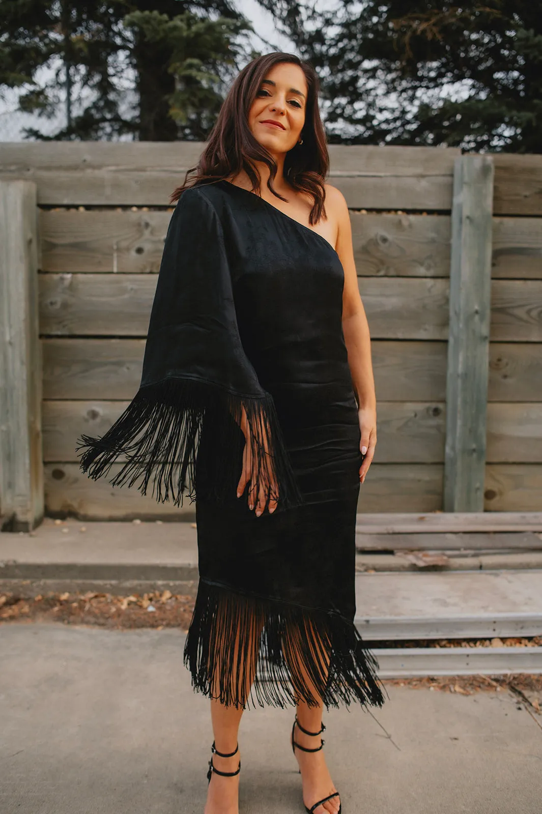 The Elena Fringe Dress by FRNCH