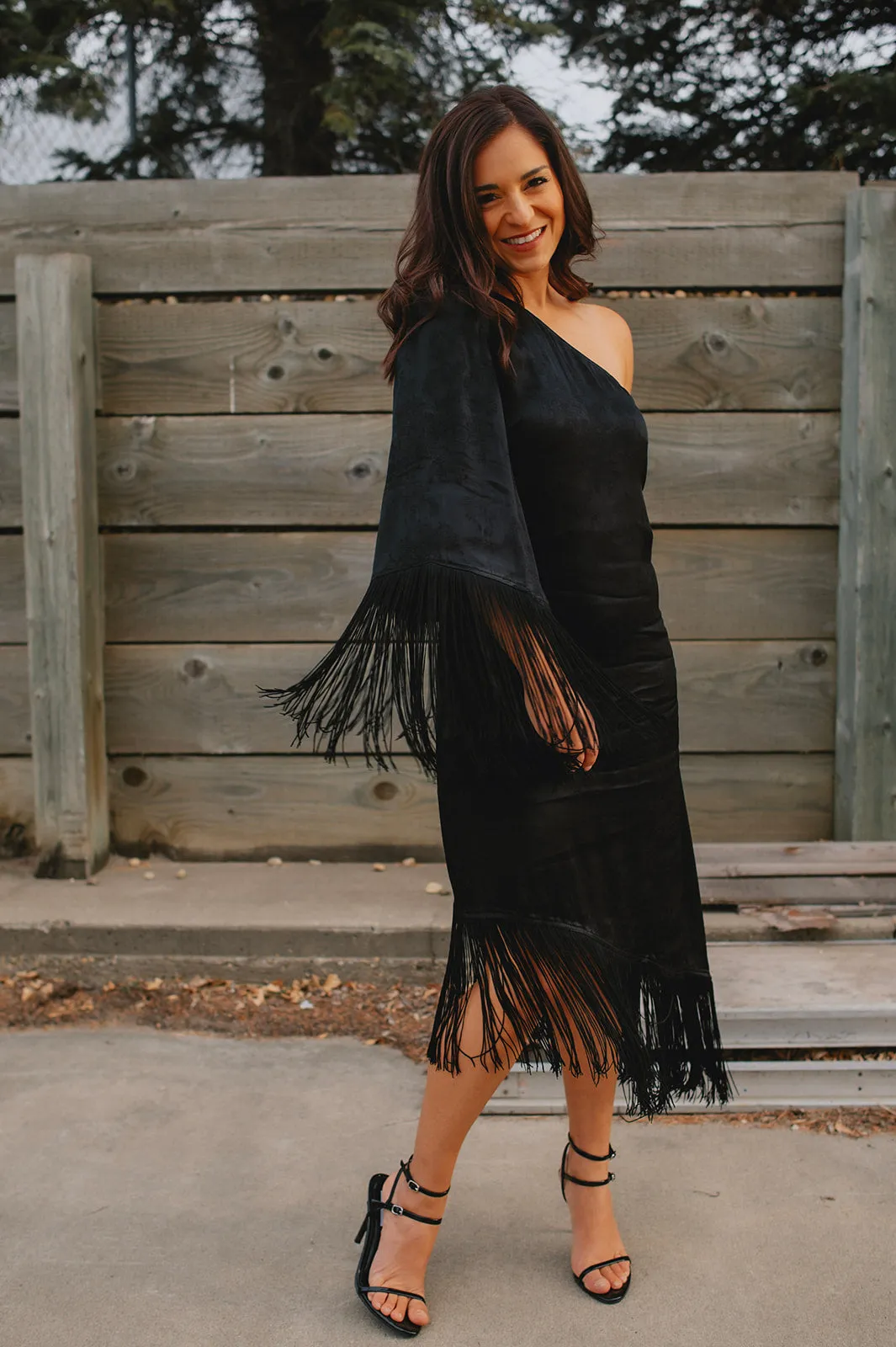 The Elena Fringe Dress by FRNCH