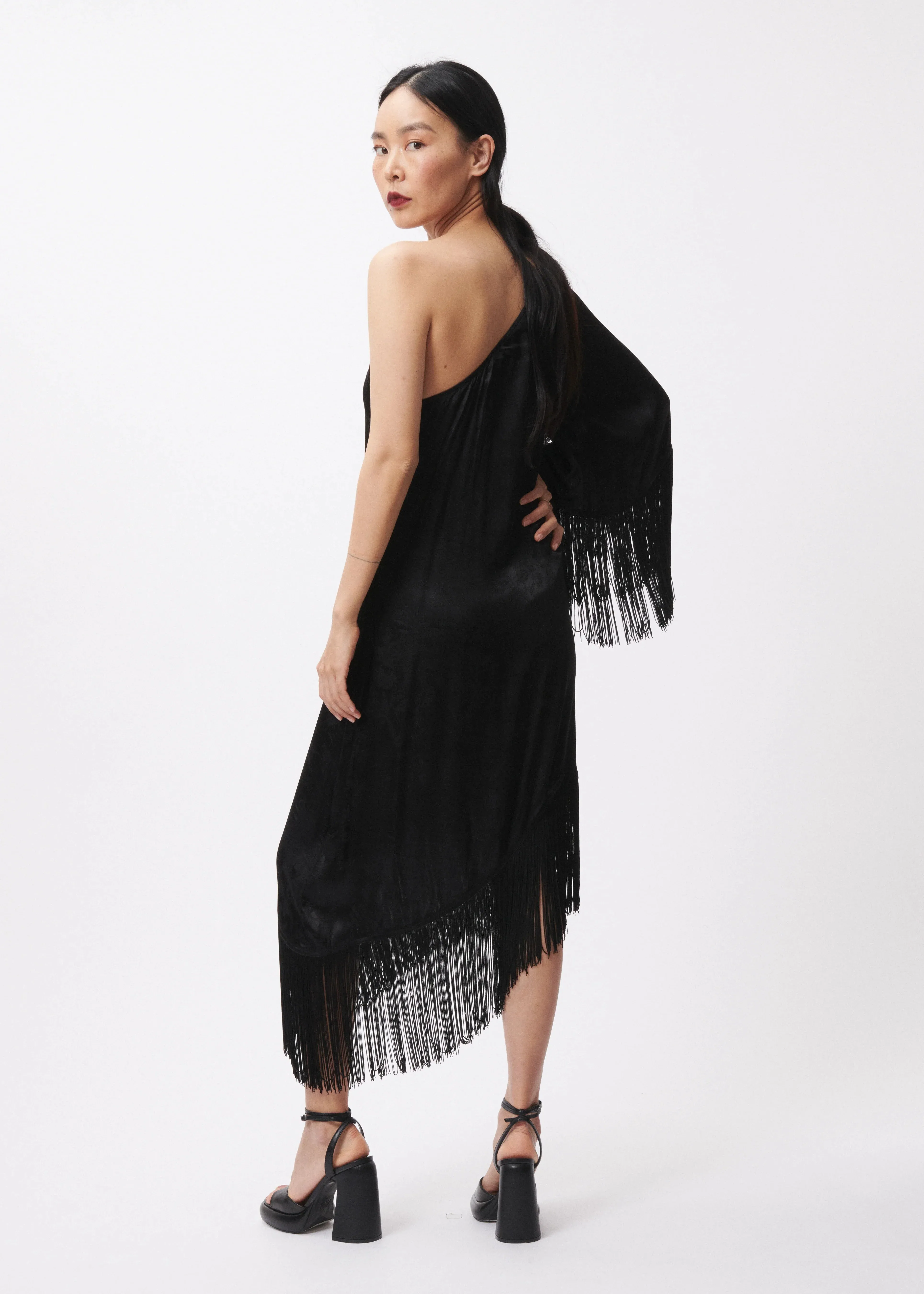 The Elena Fringe Dress by FRNCH