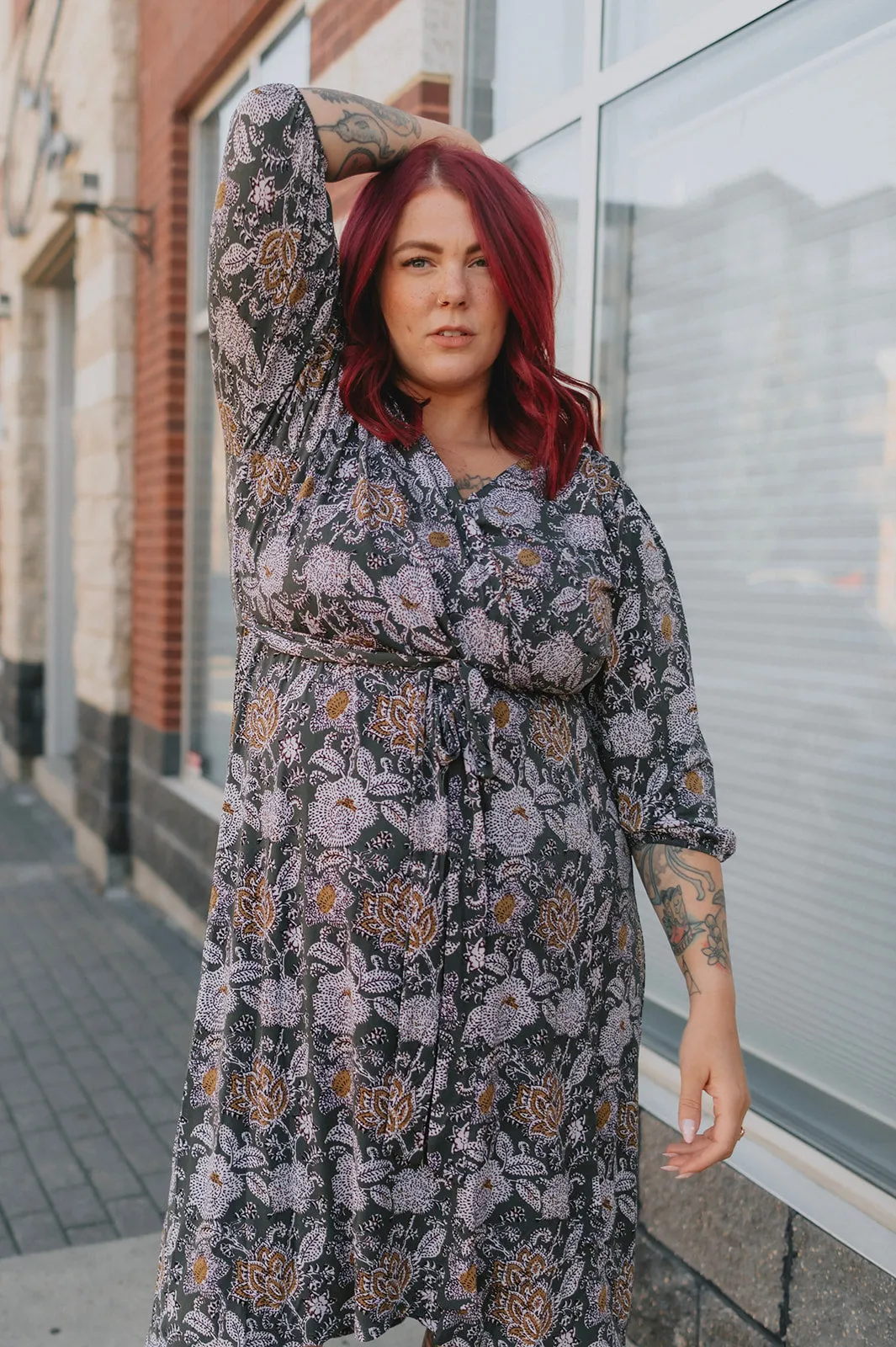 The Olivia Wrap Dress - PLUS