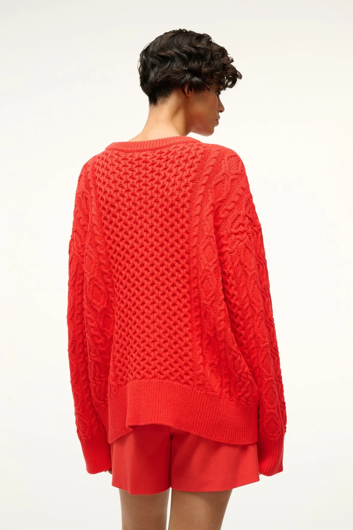 TRACY SWEATER | RED ROSE