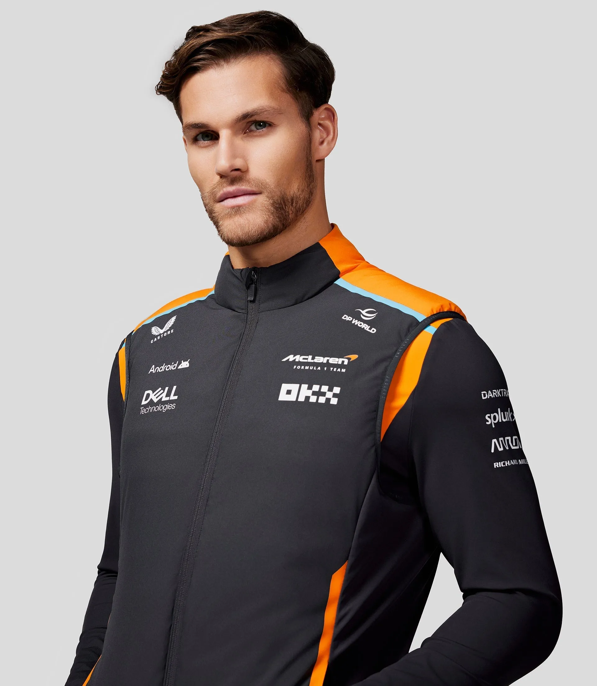 Unisex McLaren Official Teamwear Hybrid Gilet Formula 1