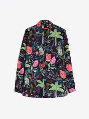 Vilagallo  - Palm Tree Blouse - Anastasia